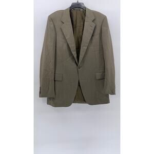 FRATELLI TALLIA DI DELFINO Men’s Brown One-Button Long Sleeve Blazer SZ 44